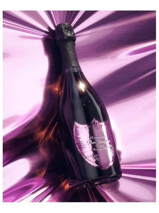 Dom Pérignon Lady Gaga Vintage 2008 Rosé Metal Giftbox - 75 cl