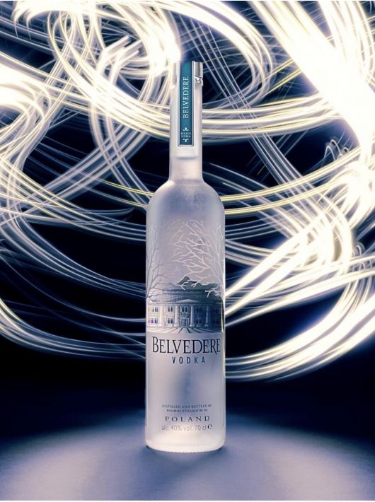 Belvedere Vodka Set 1 Ice Bucket & 6 bottles Pure - 40% - 6 x 70 CL