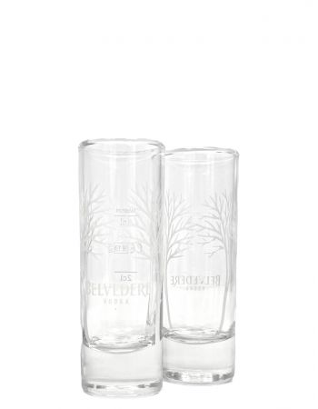 Belvedere Vodka Set 2 Mini Shot glasses & 1 Pure bottle - 40% - 70 cl 2