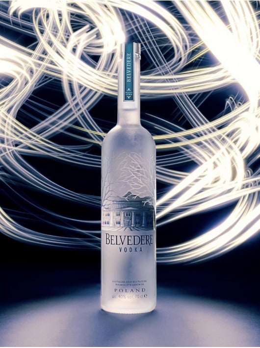 Belvedere Vodka Set 1 Ice Bucket Medium & 2 bottles Pure - 40% - 2 x 70 CL