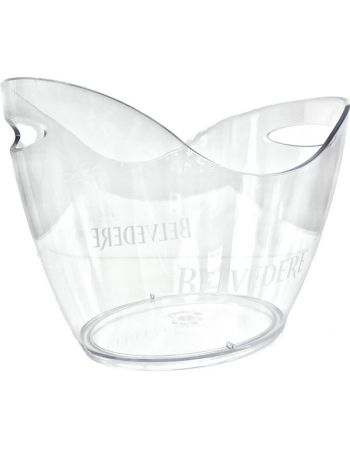 Belvedere Vodka Set 1 Ice Bucket Medium & 2 bottles Pure - 40% - 2 x 70 CL 2