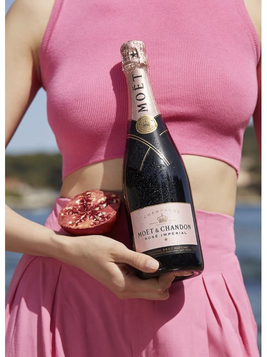 Moët & Chandon Rosé Impérial Metall Geschenkbox "Personnalise Me" - 75 CL