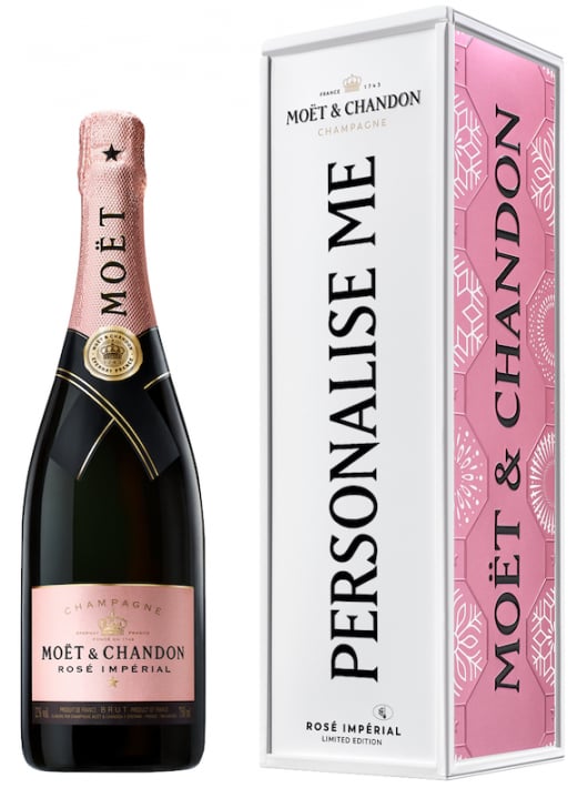 Moët & Chandon Rosé Impérial Metal Giftbox "Personnalise Me" - 75 CL