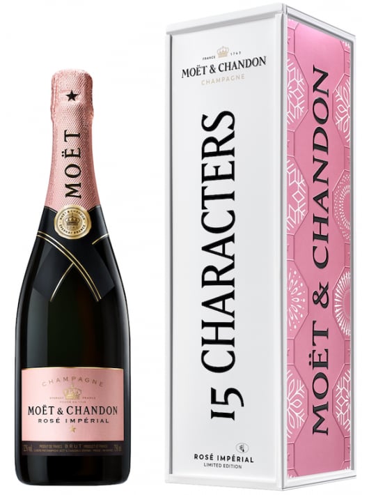 Moët & Chandon Rosé Impérial Metal Giftbox "Personnalise Me" - 75 CL