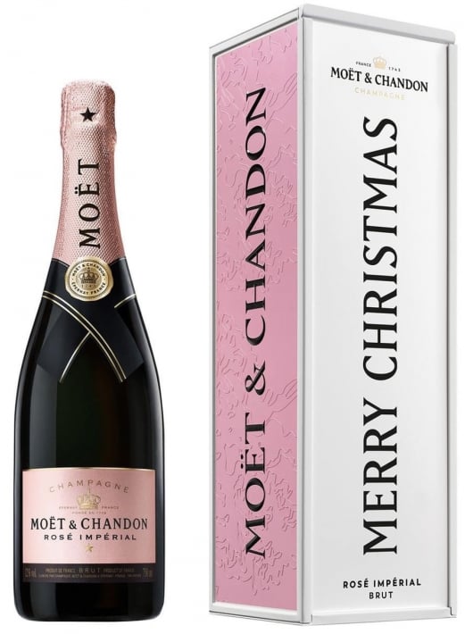 Moët & Chandon Rosé Impérial Giftbox Métal Personnalisable - 75 CL