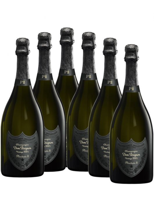 Dom Pérignon Holzkiste P2 vintage 2004 - 6 x 75 cl