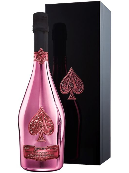 ARMAND DE BRIGNAC Set 2 glasses 28.5 cl & Giftbox Ace of Spades Rosé - 75 cl