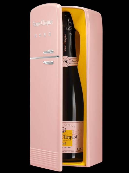 Veuve Clicquot DUO Pack Metallkoffer SMEG Rosé & brut - 2 x 75 cl