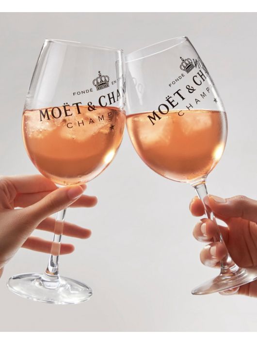 Moët & Chandon 2 gläser + 1 Ice Impérial Rosé - 75 CL