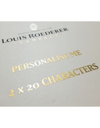 Louis Roederer Personalisierte Luxury Giftbox Collection 244 Brut & 2 glasses - 75 cl 2