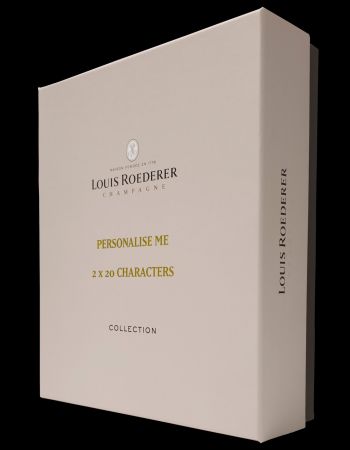 Louis Roederer Personalisierte Luxury Giftbox Collection 244 Brut & 2 glasses - 75 cl