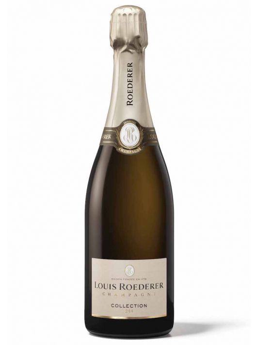 Louis Roederer Coffret brut collection 244 + 2 flûtes 28.5 cl - 75 cl