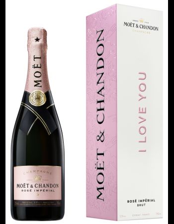 Moët & Chandon Rosé Impérial "I LOVE YOU" Giftbox - 75 CL