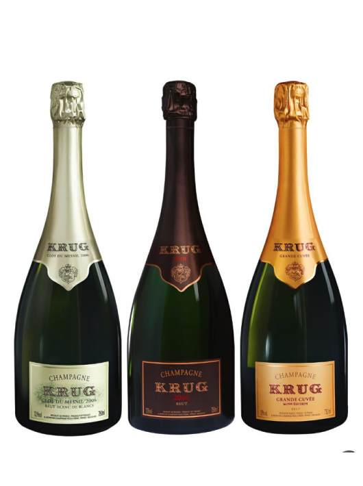 Krug Wooden Box Soloist to Orchestra 2006 Limited Edition - 3 x 75 cl