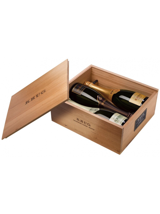 Krug Wooden Box Soloist to Orchestra 2006 Limited Edition - 3 x 75 cl