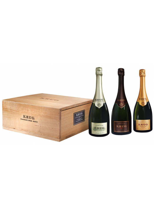 Krug Wooden Box Soloist to Orchestra 2006 Limited Edition - 3 x 75 cl