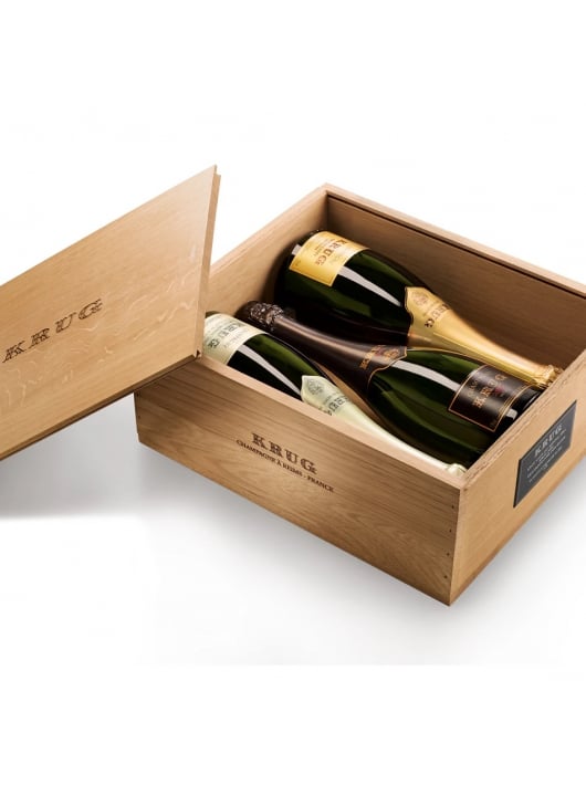 Krug Wooden Box Soloist to Orchestra 2006 Limited Edition - 3 x 75 cl