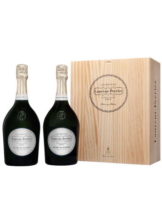 Laurent-Perrier Holzkiste Duo Blanc de blancs - 2 x 75 cl