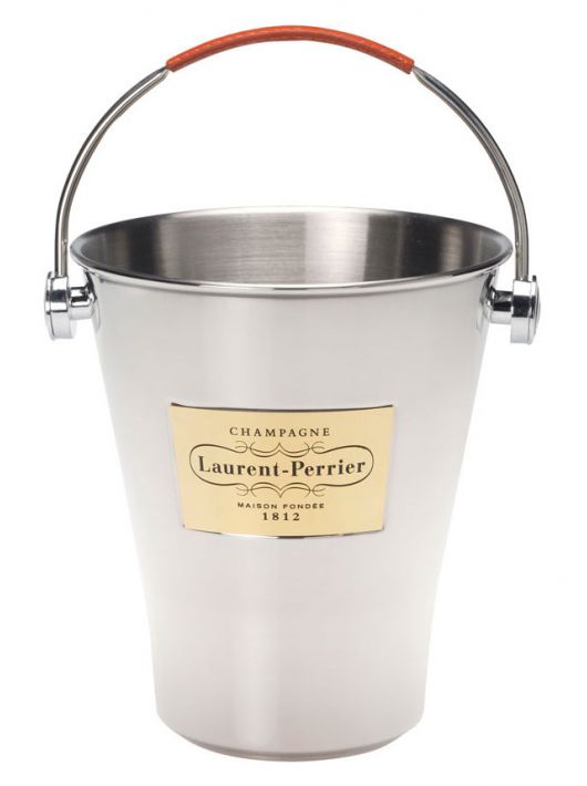 Laurent-Perrier Set 1 Ice Bucket & 6 Blanc de blancs Nature - 6 x 75 cl