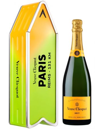 Veuve Clicquot Personalised "ARROW GREEN" Metal Giftbox Yellow Label Brut - 75 cl 2