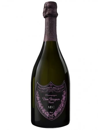 Dom Pérignon Vintage 2009 Rosé bouteille personnalisé avec gravure sur bouclier en métal - 75 cl