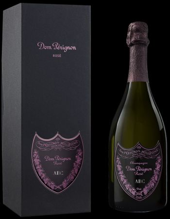 Dom Pérignon Vintage 2009 Rosé Giftbox & Bouteille personnalisés avec gravures sur boucliers en métal - 75 cl