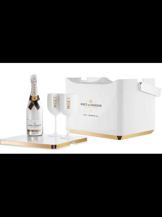 Moët & Chandon Set Ice Cooler + 6 Acrylics Glasses + 2 Moët Ice - 2 x 75 cl