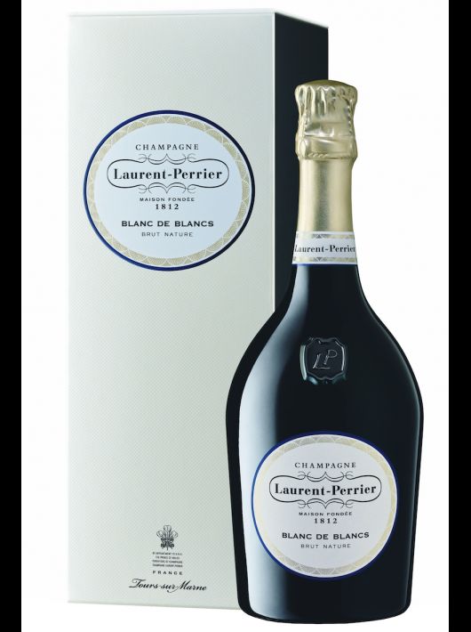 Laurent-Perrier Set 1 panama & 6 Giftbox Blanc de blancs Nature - 6 x 75 cl