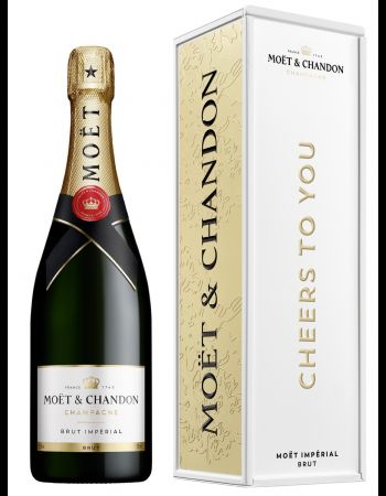 Moët & Chandon Brut Impérial "CHEERS TO YOU" Isotherm Metal Giftbox - 75 CL