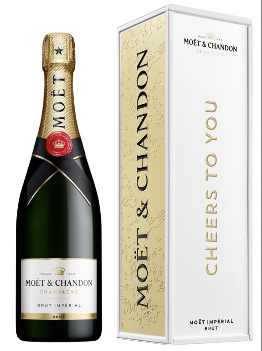 Moët & Chandon Brut Impérial "CHEERS TO YOU" Isotherm Metal Giftbox - 75 CL