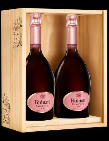 Ruinart WOODEN BOX DUO Rosé - 2 x 75 cl