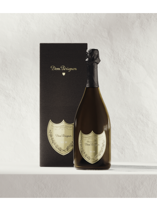 Dom Pérignon 2015 Giftbox & personalisierte Flasche mit Gravur auf Metallschild - 75 cl