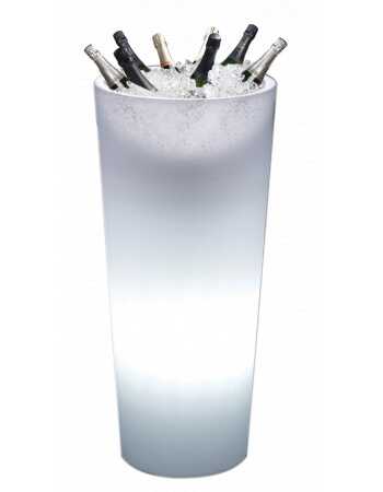 Champagne ILLUMINATED CYLINDRICAL TOTEM ICE BUCKET