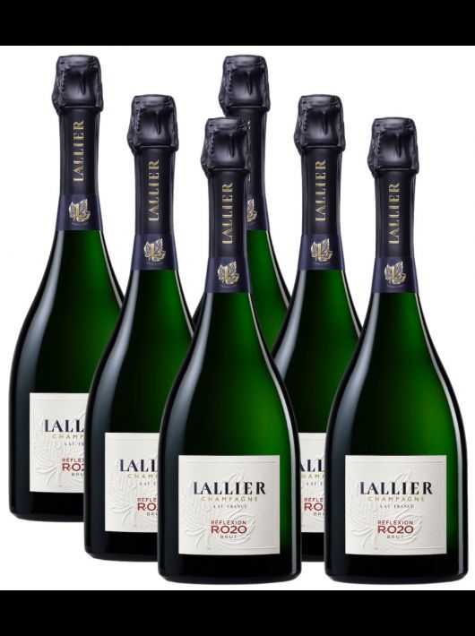 LALLIER CHAMPAGNE Brut Réflexion R.020 - 6 x 75cl