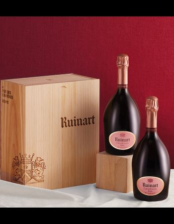 Ruinart WOODEN BOX DUO Rosé - 2 x 75 cl 2