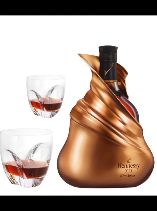 Cognac Hennessy Set 2 Gläser + X.O x KIM JONES - 70 CL