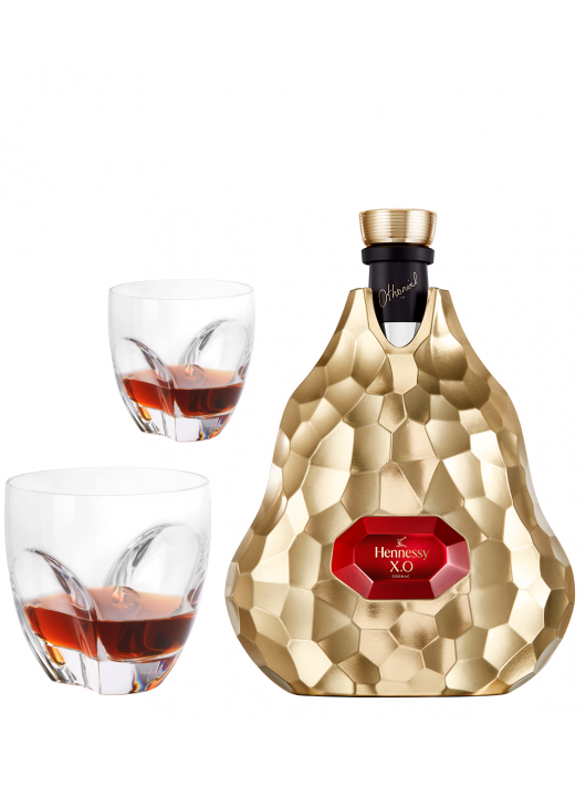 Cognac Hennessy Set 2 Gläser + X.O x Jean Michel Othoniel - 70 CL