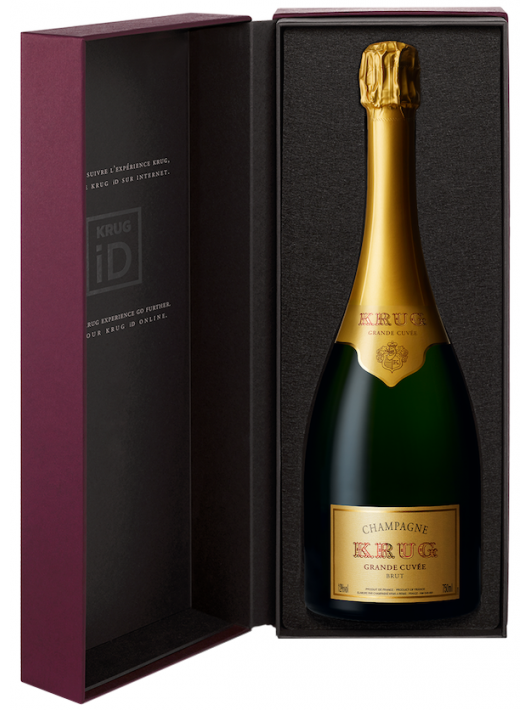 Krug 172éme Grande Cuvée personalised with metal engraving on Giftbox - 75 cl