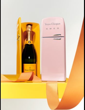 Veuve Clicquot DUO Pack Metallkoffer SMEG Rosé & brut - 2 x 75 cl