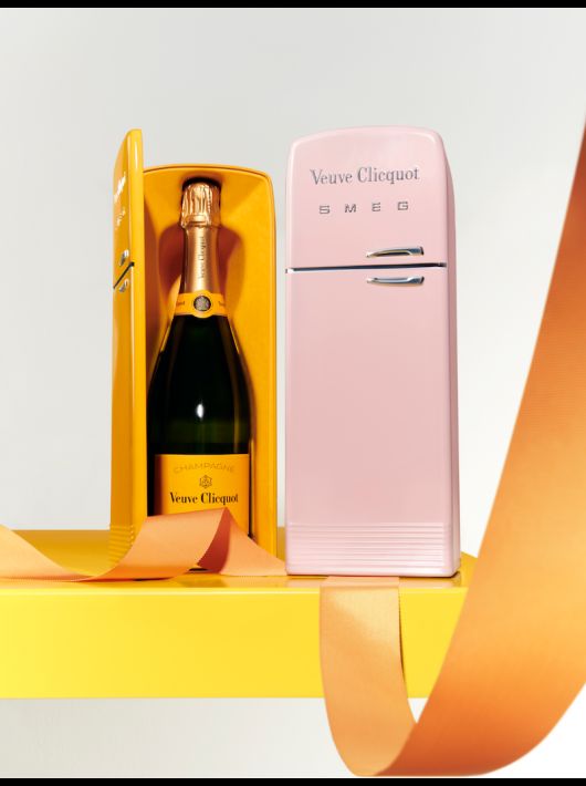 Veuve Clicquot DUO Pack Metallkoffer SMEG Rosé & brut - 2 x 75 cl