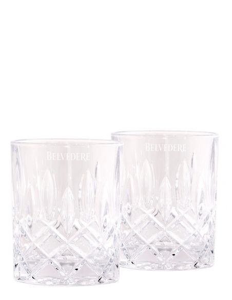 Belvedere Vodka 2 Glasses Signature Rocks