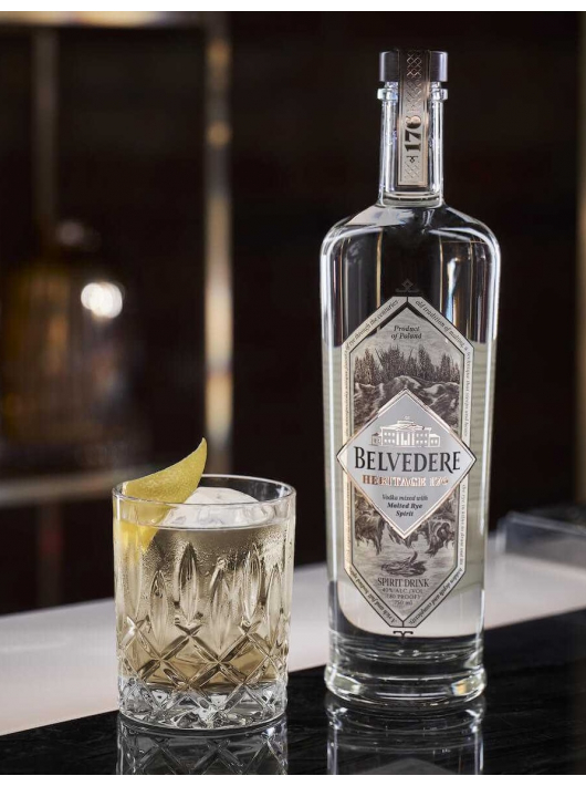 Belvedere Vodka Set 2 verres & Heritage 176 - 40% - 70 CL