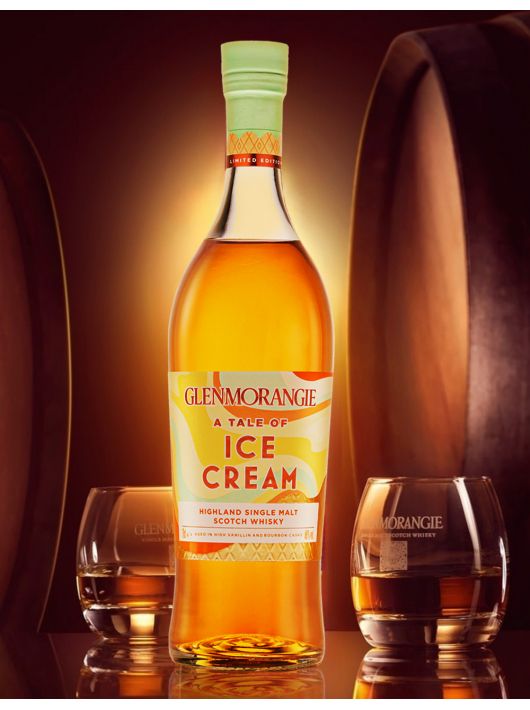 Whisky Glenmorangie Set 2 Tumblers & A Tale of Ice Cream - 46% - 70cl