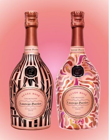 Laurent-Perrier Set DUO Cuvée rosé "PETALS" & "BAMBOU" - 2 x 75 cl 2