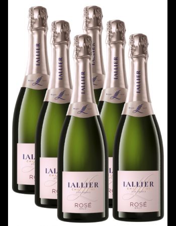 LALLIER CHAMPAGNE Rosé - 6 X 75cl (SPECIAL X-MAS DEAL)