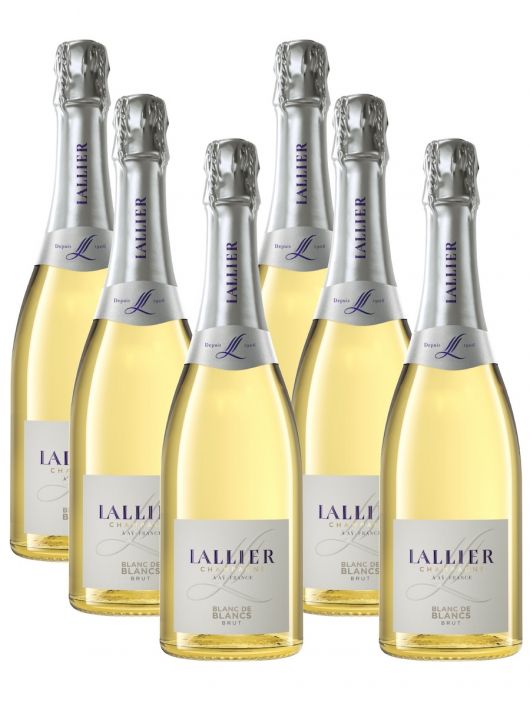 LALLIER CHAMPAGNE Blanc de blancs - 6 X 75cl (SPECIAL X-MAS DEAL)