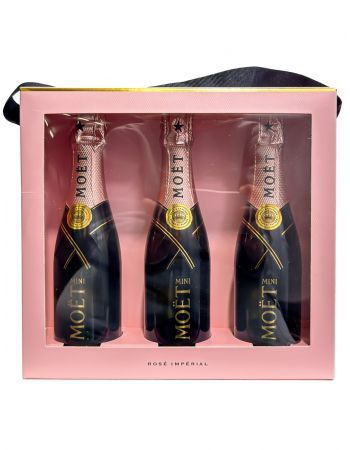 Moët & Chandon Rosé Impérial Mini Giftbox - 3 x 20cl