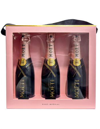 Moët & Chandon Rosé Impérial Mini Giftset - 3 x 20 cl