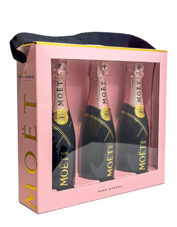 Moët & Chandon Rosé Impérial Mini Giftbox - 3 x 20cl 2