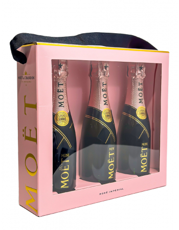 Moët & Chandon Rosé Impérial Mini Giftset - 3 x 20 cl 2